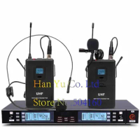 Wireless microphone UHF professional KTV home microphone stage clip chest wheat headset headset