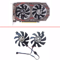 2pcs 75mm Cooling Fan iGame960 For Colorful iGame GTX 1050Ti-4GD5 V2 GTX960 GTX950 GTX 1060-6GD5 GAMING Video Graphics card