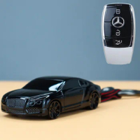 For Mercedes-Benz e300l E-Class C-Class c260l c200l a200l Key Cover Car Model Case Car Decoration Car Keychain Accessories