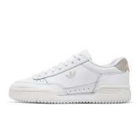 adidas 休閒鞋 Court Super W 女鞋 白 灰 皮革 三葉草 全白 愛迪達 IG5748