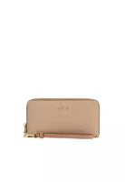 COACH Coach Long Zip Around Wallet In Cream Peach CBR67