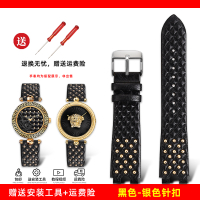 เหมาะสมสำหรับ Zhuo Lei Versace สายนาฬิกา Versace สำหรับผู้หญิง Vanitasmicro เมดูซ่า U สายนาฬิกาหนังแ