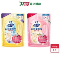 毛寶衣物柔軟精補充包1900g【愛買】