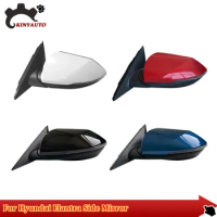 For Hyundai Elantra Side External Rearview Rear view Mirror Assembly Assy INCL Lens Turn Signal Light Shell Frame Cover Holder