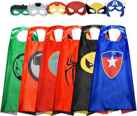 Roko Toys for 3-10 Year Old Boys Girls Superhero Capes for Kids Cartoon Dress up Costumes Party Supp