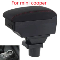 For MINI Cooper armrest box Countryman R60 R56 R57 R58 R53 Car Armrest box Retrofit parts car accessories Storage box