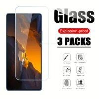 3 Packs HD Clear Tempered Glass Screen Protector for Xiaomi Poco X3 GT X2 F2 M2 Pro M3 C3 M3 F3 M4 Pro X3 GT X4 Pro M4Pro Glass