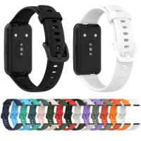 Soft Silicone Sport Strap for Huawei Band 7/6/6 pro Smart Wristband Replacement Bracelet For Huawei Honor Band 6 Belt