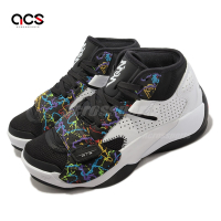 Nike 籃球鞋 Jordan Zion 2 GS 大童鞋 女鞋 黑 白 彩色 胖虎 Multi 塗鴉 氣墊 DV1003-003