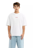 DRUM DRUM Select Lucky 8 CNY Oversized Tee- White