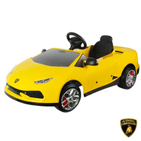 【Lamborghini藍寶堅尼】全台獨家 Huracan超跑(電動車V12) 兒童車(原車縮小比例)