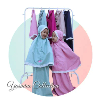 MUKENA ANAK POLOS VARIASI RENDA 1 -11 THN  MUKENA LESTY TERBARU Muslim