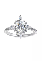Her Jewellery Berlian Moissanite Lustre Ring [GRA CERTIFICATE MOISSANITE DIAMOND] - Cincin Moissanite Diamond 1.5 CT 925 Silver Celesta by Her Jewellery