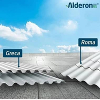 Alderon RS Greca Kotak Panjang 4 Meter Single Layer White Pvc Putih 1 lembar
