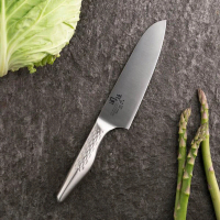 KAI 貝印 日本製 關孫六 流線型握把一體成型 不鏽鋼刀 菜刀 料理刀 165mm(AB5156 三德刀)