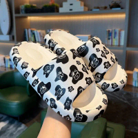 Men's and Women's Couple Room Dressing Sand Slip Shoes Full Foot Strap on Depth Sensitivity Home bat