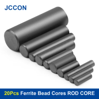 20Pcs Ferrite Bead Cores ROD CORE R High Frequency Anti-Interference SMPS RF Ferrite Inductance 3*8 10 12 15 16 4*15 5*20 6*25