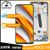 For Xiaomi POCO F3 LCD Display Touch Screen With Frame For XIAOMI POCO F3 M2012K11AG Display Touch Screen Digitizer Assembly