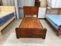 【尚品家具】822-11 木法沙 柚木色全實木3.5尺床台~另有5尺、6尺、6x7尺床台 / 床頭片~