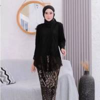 Setelan Kutu Baru Mika | Kutu Baru Modern | Kutu Baru Brokat Malika | Kebaya Wisuda | Kebaya Lamaran