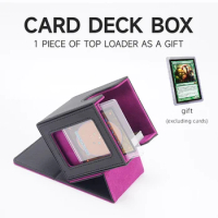 Card Deck Storage Box TCG MTG Board Games Commander Card Carrying Organiser Case Trading 3"x 4" Regular toploader Box baseball