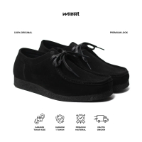Wellfeet Ltd Bruno -Sepatu Pria Wanita Kulit Suade Wallabee Clark Casual Shoes