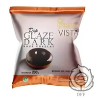 Elmer Dip Glaze 200 gr semua varian rasa / TOPPING DONUT / SELAI DONAT / Saus dan topping Rasa Dark 