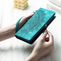 Cell Premium Leather Flip Phone Case FOR LG G7 G6 K40 K50 V30 V60 Q60 Cases Embossing Wallet Floralic Bags Cover