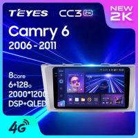TEYES CC3L CC3 2K For Toyota Camry 6 XV 40 50 2006 - 2011 Car Radio Multimedia Video Player Navigation stereo GPS Android 10 No 2din 2 din dvd