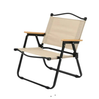 【May Shop】折疊便攜靠背椅超輕野營休閒扶手椅 導演椅 克米特椅