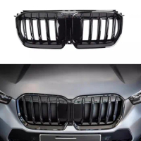 Grill Mask Grid Radiator Grille Front Bumper Net Assembly For BMW X1 U11 Auto Accessories
