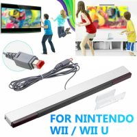 Replacement Wired Infrared IR Ray Motion Sensor Bar With Stand For Nintendo Wii / Wii U Accessories Plug &amp; Play Sensor Bar