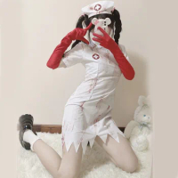 Halloween Adult Costume Bloody Zombie Costume Doctor Nurse Vampire Cosplay Costume