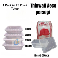 Thinwall Aeco Persegi ukr 500ml-1000ml