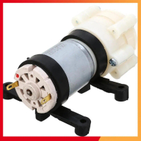 Máy Bơm RS385 5-12VDC Siêu Khỏe (giá sỉ), dây TO, tản nhiệt nước, nguồn cấp điện