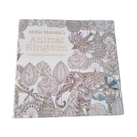 English Edition Animal Kingdom Coloring Book 24 Pages Secret Garden Styles For Adult Relieve Stress Painting Drawing Books