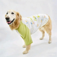 Cetakan Penuh Golden Retriever Baharu Ultra Nipis Bernafas Tahan Habuk Lembut T-Shirt Anjing Besar P