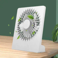 Small USB Desk Fan 6" Table Fan Standing Strong Wind for Bedroom Travel Home