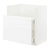 kabinet dasar u wastafel TALLSJÖN, putih/Voxtorp putih matt, 80x60 cm