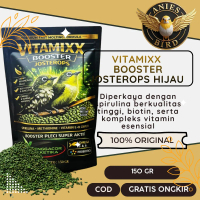 New Vitamixx Booster Josterops Hijau 150g Voer Pleci Gacor Pakan Pleci Harian Voer Pleci Molting