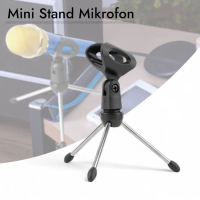 KEXU Mini Stand Mikrofon Universal Microphone Holder - BC-08 Stand Mic Meja Pendek Condenser Stand M