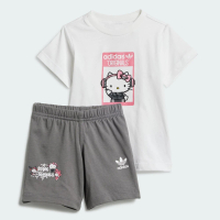 【adidas 官方旗艦】HELLO KITTY 運動套裝 短袖/短褲 嬰幼童裝 - Originals IT7915