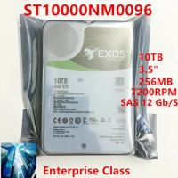 New Original HDD For Seagate Brand 10TB 3.5" SAS 12 Gb/s 256MB 7.2K For Internal HDD For Enterprise Class HDD For ST10000NM0096