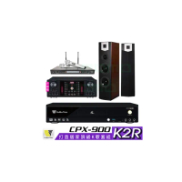 【金嗓】CPX-900 K2R+AK-9800PRO+SR-928PRO+SUGAR SK-600V(4TB點歌機+擴大機+無線麥克風+喇叭)