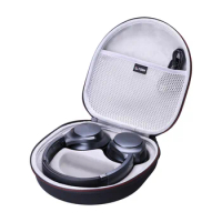 LTGEM Black EVA Hard Case for Anker Soundcore Life Q20&amp; Q30 Headphones