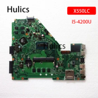 Hulics Used For ASUS X550 X550L X550LC X550LB Laptop Motherboard SR170 I5-4200U CPU Mainboard N14P-G