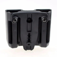 Double Stack Magazine Pouch Case Universal Pistol Mag Box for Colt 1911, Beretta M92 M9 , Sig P226, HK P ,Glock 17 19