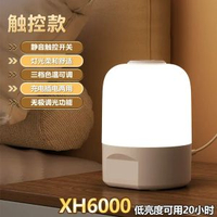 led小夜燈時間顯示護眼學生宿舍充電夜光床頭燈氛圍燈起夜臥室