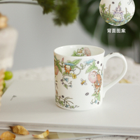 Noritake ทาเคชิ TOTORO แก้วน้ำลายฉลุลายทอโตโร่สตูดิโอจิบลิ แก้วน้ำน่ารัก สำหรับใช้ในบ้าน แก้วคู่