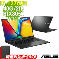 ASUS  Vivobook 16X K3605ZC-0352K12700H (i7-12700H/8GB+32GB/2TB SSD/RTX3050-4G/W11P)特仕獨顯筆電